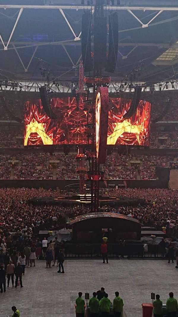 Wembley Stadium, bloc: 112, rangée: 31, place: 7
