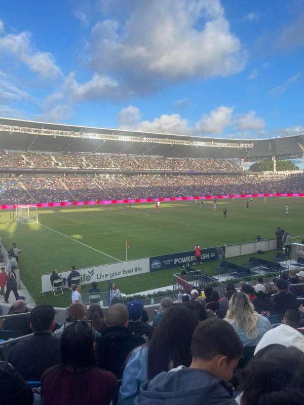 Dignity Health Sports Park, bloc: 116, rangée: L, place: 9