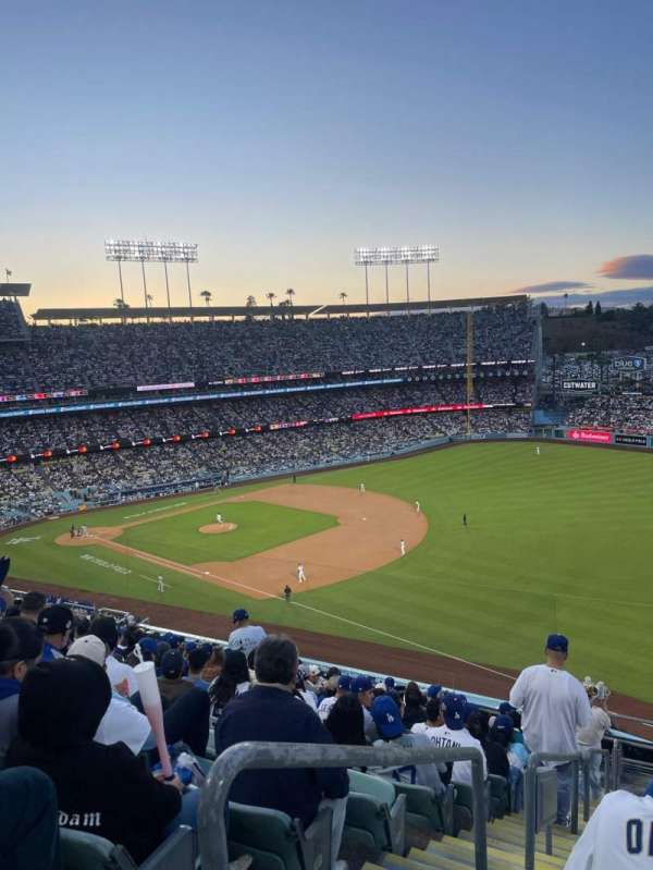 Dodger Stadium, bloc: 40RS, rangée: N, place: 1