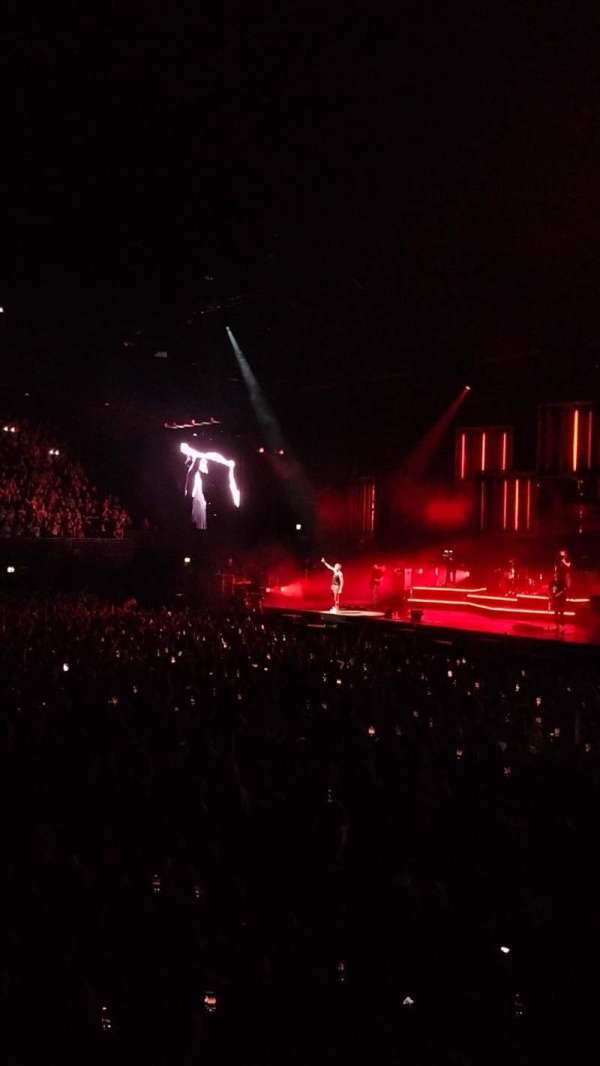 Ziggo Dome, bloc: 103, rangée: 1, place: 70