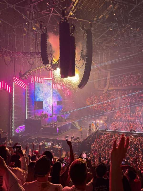 Accor Arena, bloc: Gradin O, rangée: 12, place: 2