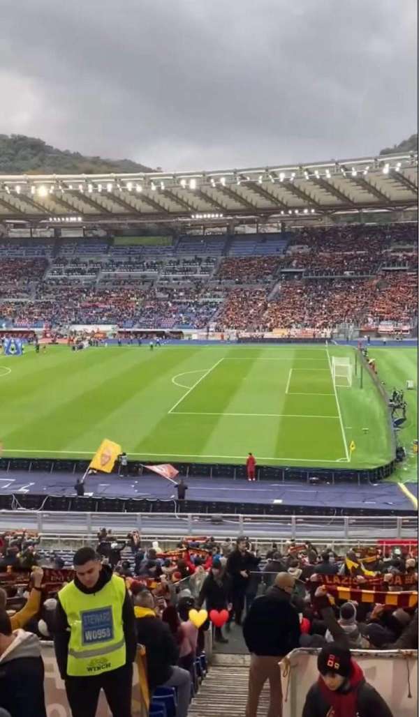 Stadio Olimpico, bloc: Tevere Top Nord 38AD, rangée: 29, place: 7S