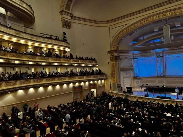 Carnegie Hall, bloc: First Tier, rangée: 27