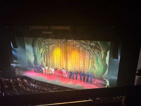 Barbican Theatre, bloc: Upper Circle, rangée: B, place: 17
