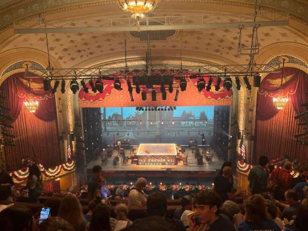 Bernard B. Jacobs Theatre, bloc: Mezzanine C, rangée: K, place: 106