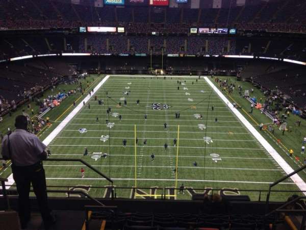Caesars Superdome, bloc: 601, rangée: 6, place: 10