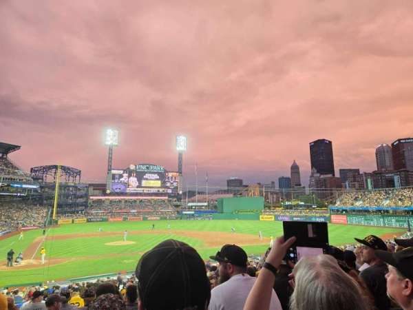 PNC Park, bloc: 113, rangée: S, place: 15
