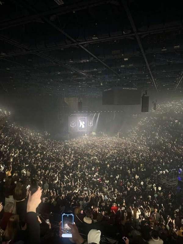 Accor Arena, bloc: Balcon T, rangée: 86, place: 02