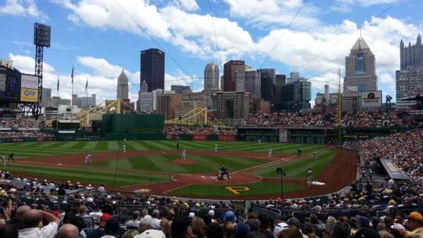 PNC Park, bloc: 117, rangée: Q, place: 19