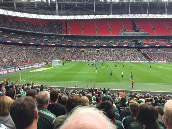Wembley Stadium, bloc: 103, rangée: 25, place: 29
