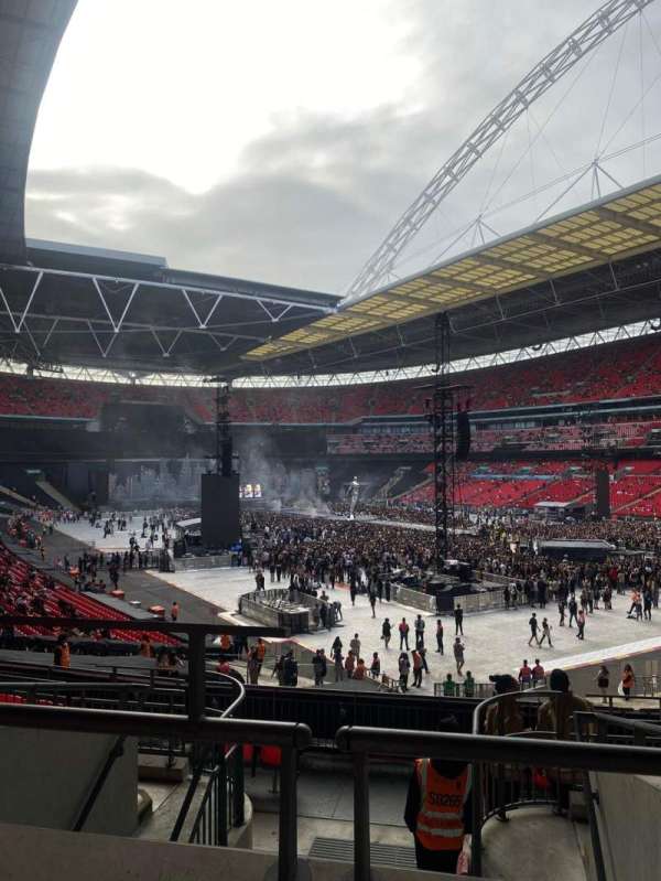 Wembley Stadium, bloc: 116, rangée: 38, place: 128