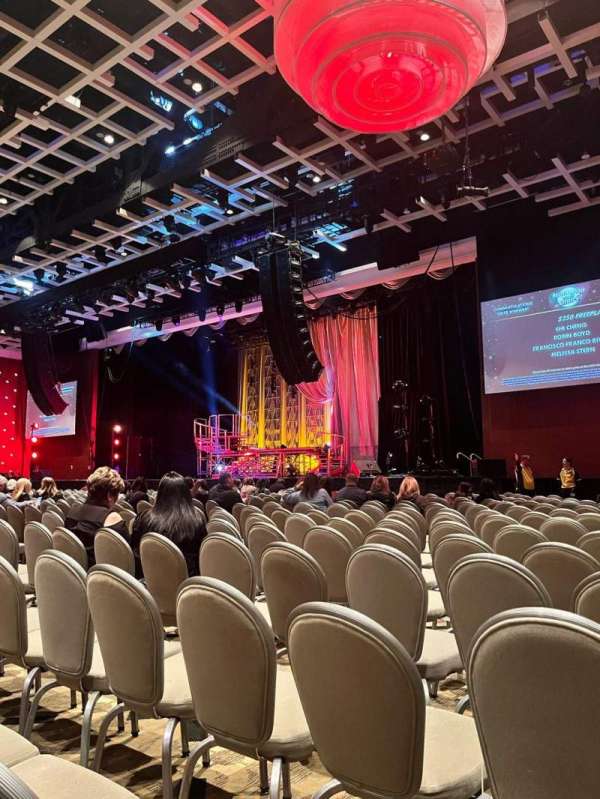 Borgata Event Center, bloc: 500, rangée: 16, place: 13
