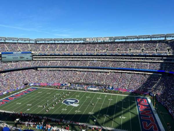 MetLife Stadium, bloc: 336, rangée: 10, place: 6