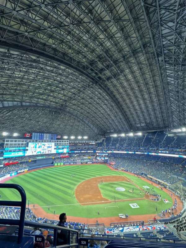 Rogers Centre, bloc: 531, rangée: 10, place: 19