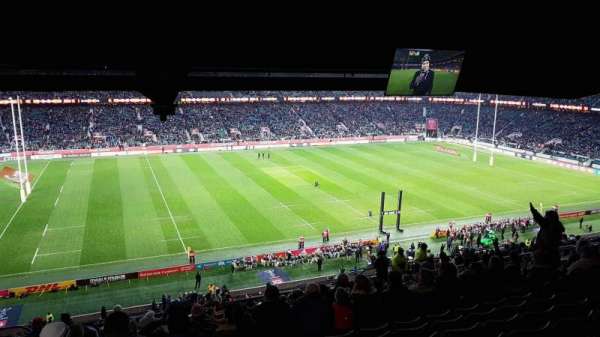 Twickenham Stadium, bloc: M10, rangée: 75, place: 252