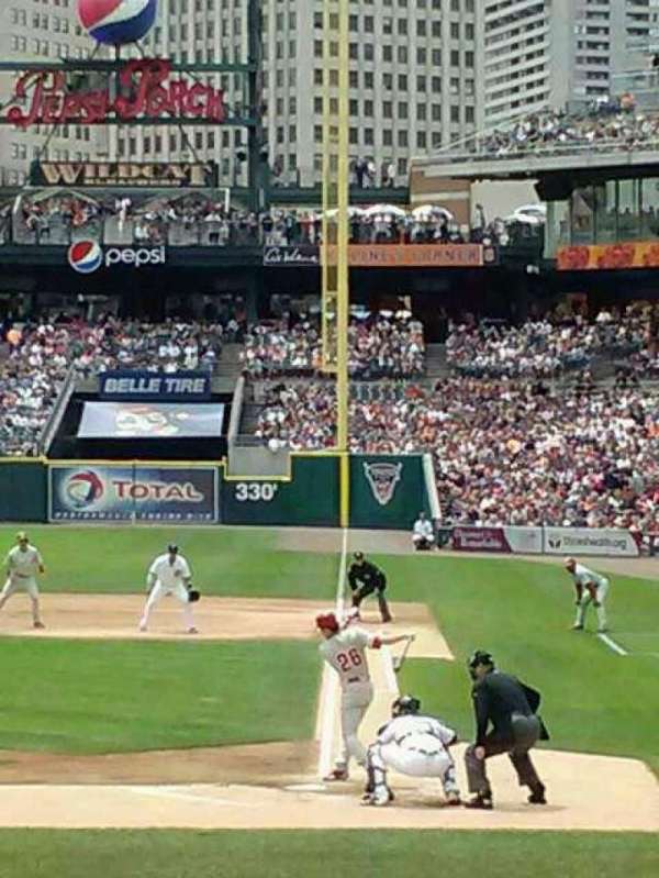 Comerica Park, bloc: 132