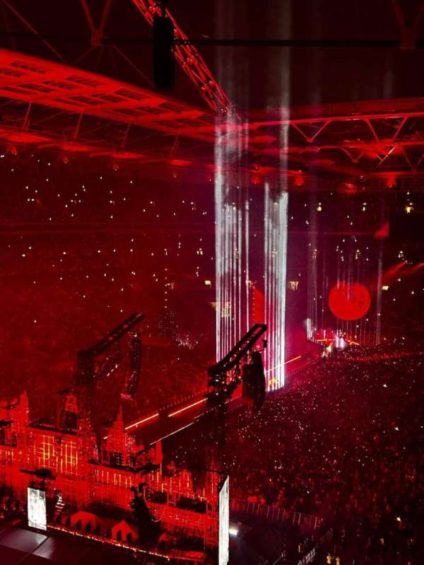 Wembley Stadium, bloc: 536, rangée: 12, place: 280