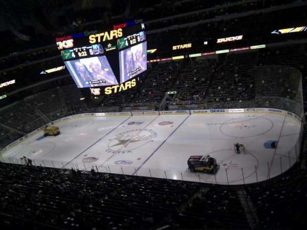 American Airlines Center, bloc: 306, rangée: d, place: 15