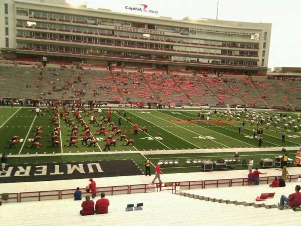 SECU Stadium, bloc: 3, rangée: ff, place: 12