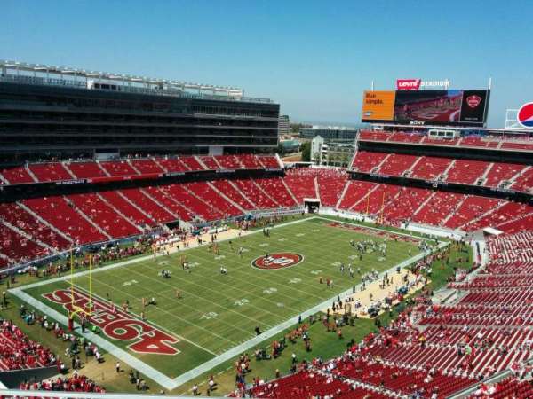 Levi's Stadium, bloc: 419, rangée: 3, place: 19