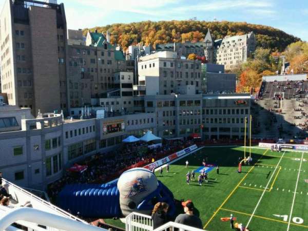 Percival Molson Memorial Stadium, bloc: w2, rangée: 10, place: 28