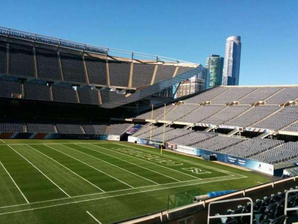 Soldier Field, bloc: 208, rangée: 6, place: 10