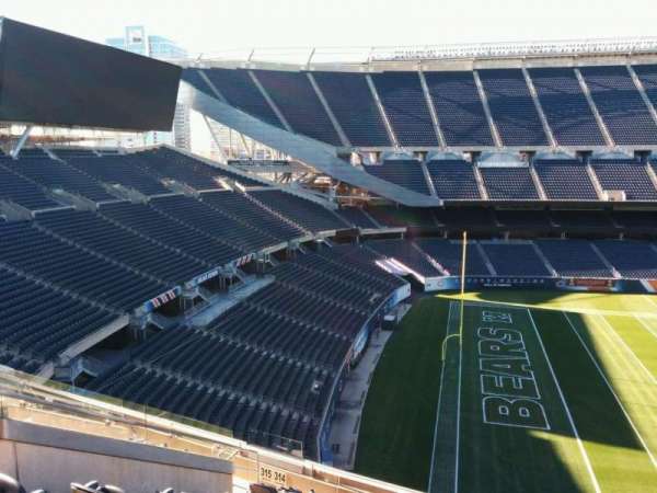Soldier Field, bloc: 314, rangée: 11, place: 10