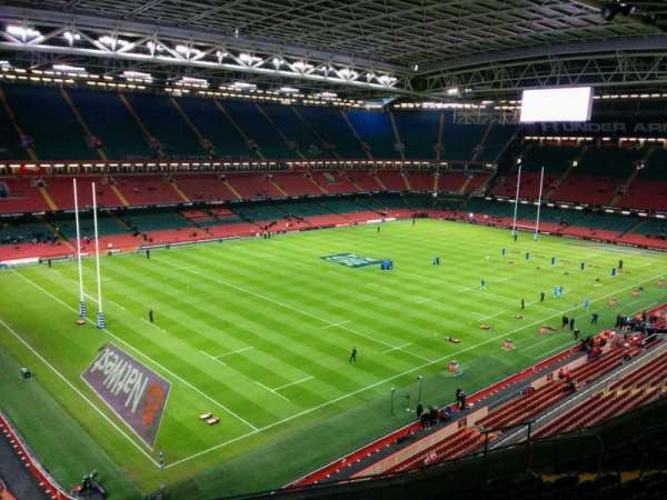 Principality Stadium, bloc: u14, rangée: 13, place: 10
