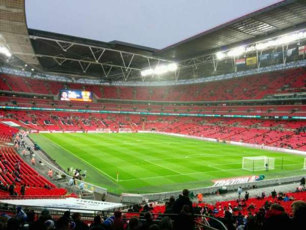 Wembley Stadium, bloc: 137, rangée: 41, place: 109