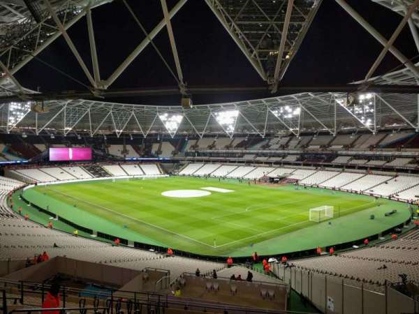London Stadium, bloc: 243, rangée: 48, place: 199