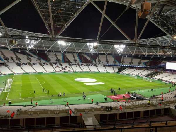 London Stadium, bloc: 205, rangée: 53, place: 539
