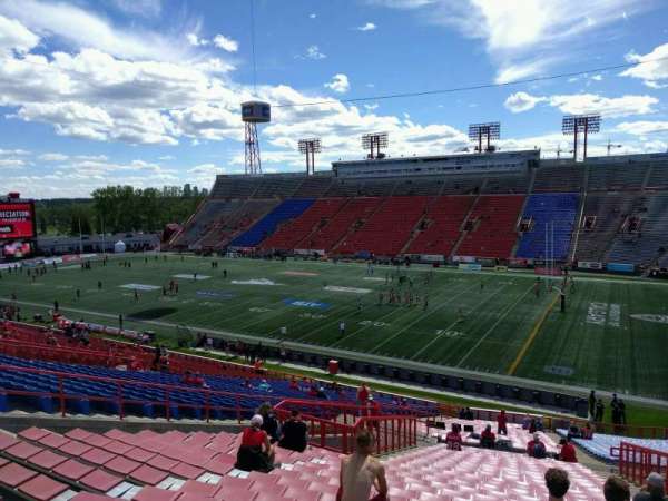 McMahon Stadium, bloc: O, rangée: 49, place: 17