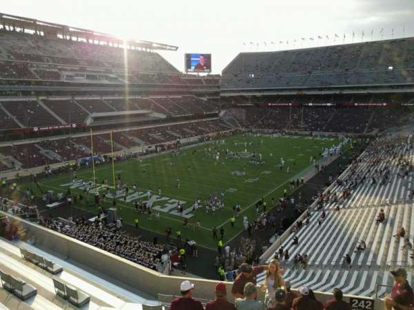 Kyle Field, bloc: 242, rangée: 10, place: 6