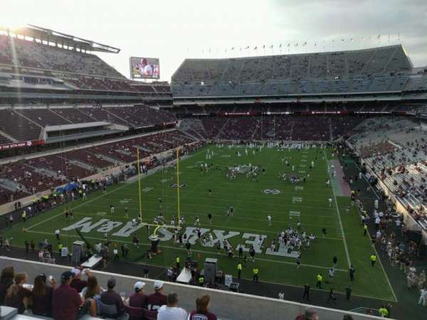 Kyle Field, bloc: 243, rangée: 10, place: 13
