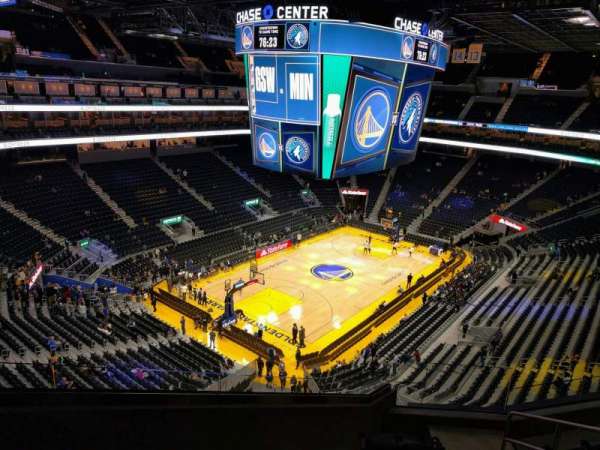 Chase Center, bloc: 225, rangée: 7, place: 4