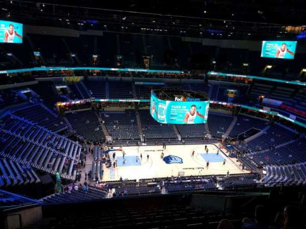 FedEx Forum, bloc: 207, rangée: q, place: 10