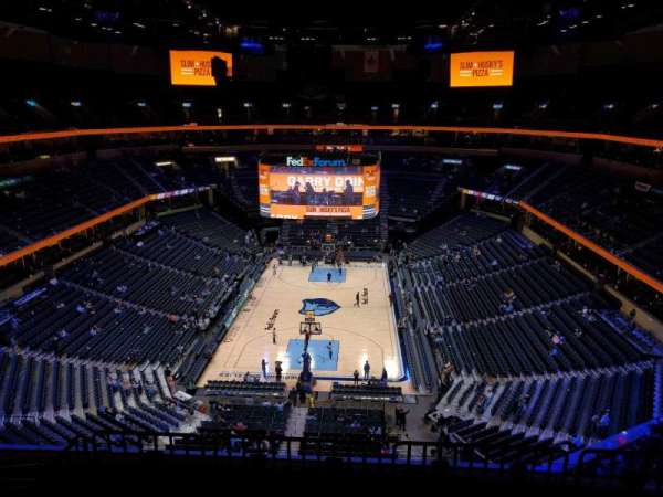 FedEx Forum, bloc: 217, rangée: f, place: 10