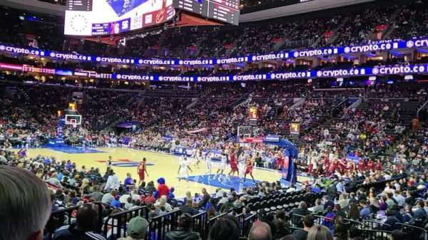 Xfinity Mobile Arena, bloc: 116, rangée: 12, place: 10