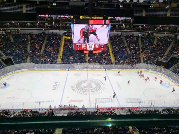 Centre Vidéotron, bloc: 201, rangée: f, place: 4