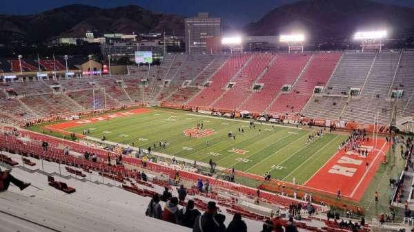 Rice-Eccles Stadium, bloc: w8, rangée: 61, place: 34