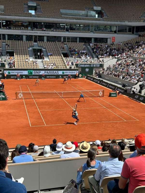 Court Philippe Chatrier, bloc: 20, rangée: 5, place: 30