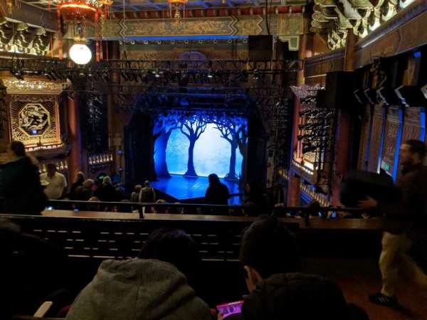 5th Avenue Theatre, bloc: Upper Mezzanine R, rangée: M, place: 16