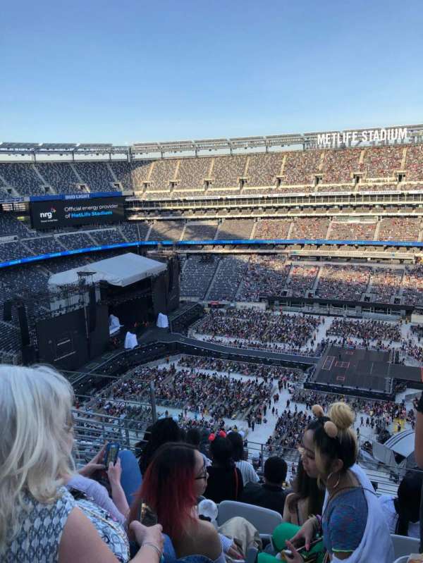 MetLife Stadium, bloc: 337, rangée: 12, place: 19