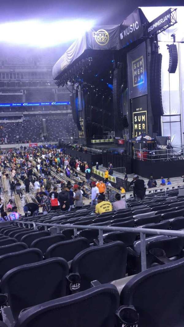 MetLife Stadium, bloc: 111C, rangée: 13, place: 3