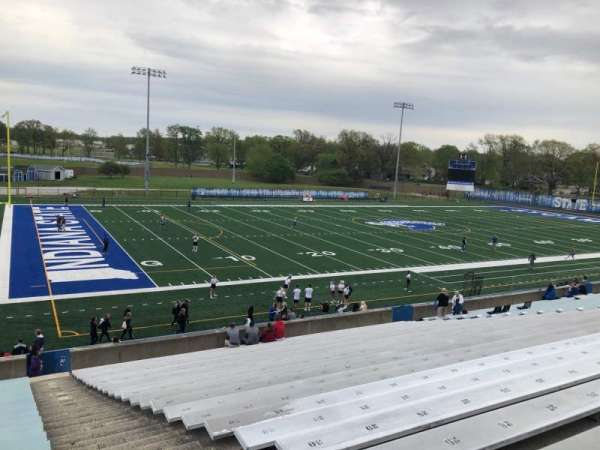 Memorial Stadium, Indiana State, bloc: J, rangée: 25, place: 1
