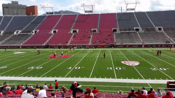 Rice-Eccles Stadium, bloc: W11, rangée: 16, place: 18