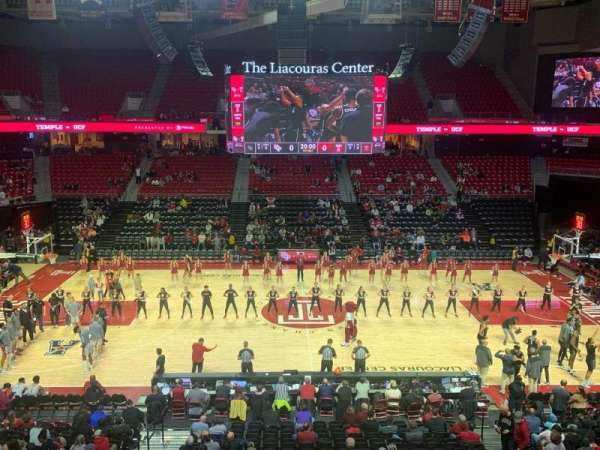 Liacouras Center, bloc: 203, rangée: B, place: 11