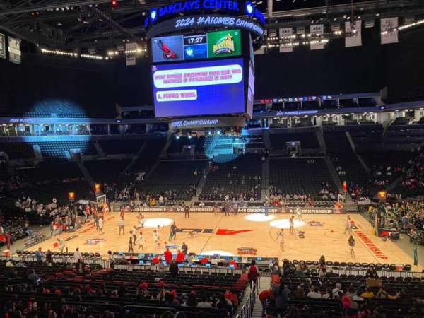 Barclays Center, bloc: 107, rangée: 5, place: 12
