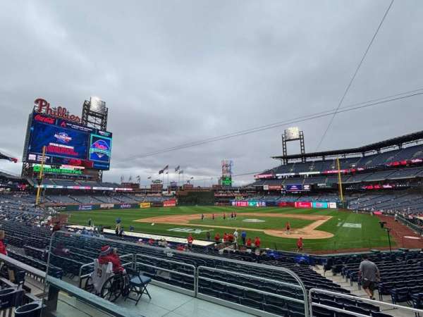 Citizens Bank Park, bloc: 126, rangée: 21, place: 7