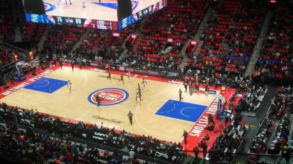 Little Caesars Arena, bloc: 209, rangée: 3, place: 10
